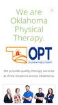 Mobile Screenshot of oklahomaphysicaltherapy.com